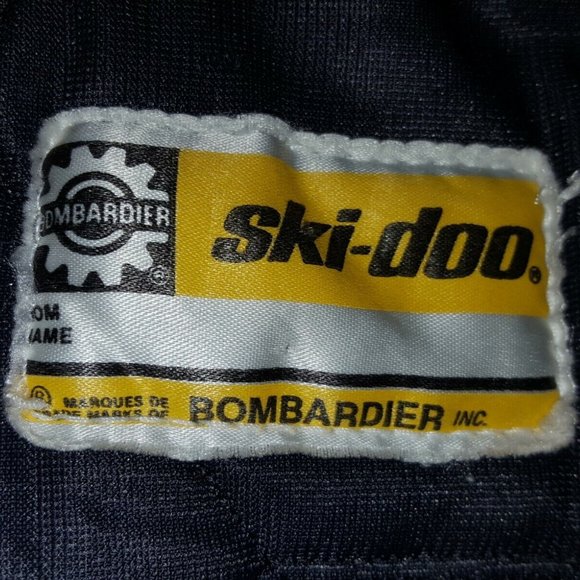 Ski-Doo Bombardier Vintage Snowmobile Jacket Skidoo Blue Parka Mens Small - Picture 3 of 3